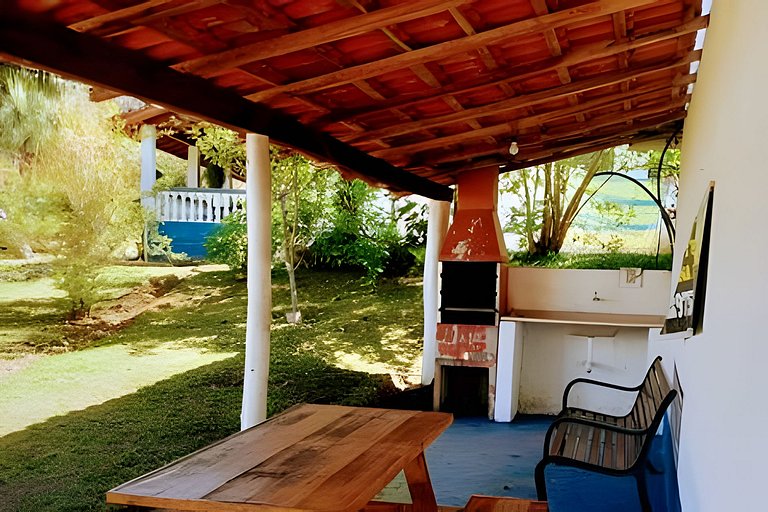 Natureza & Piscina | Casas Rústicas com Pesca Recreativa ,SP