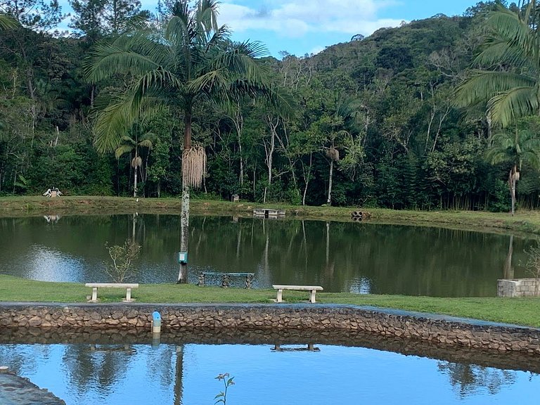 Casas de Campo Rústicas | Piscina & Pesca | Juquitiba - SP