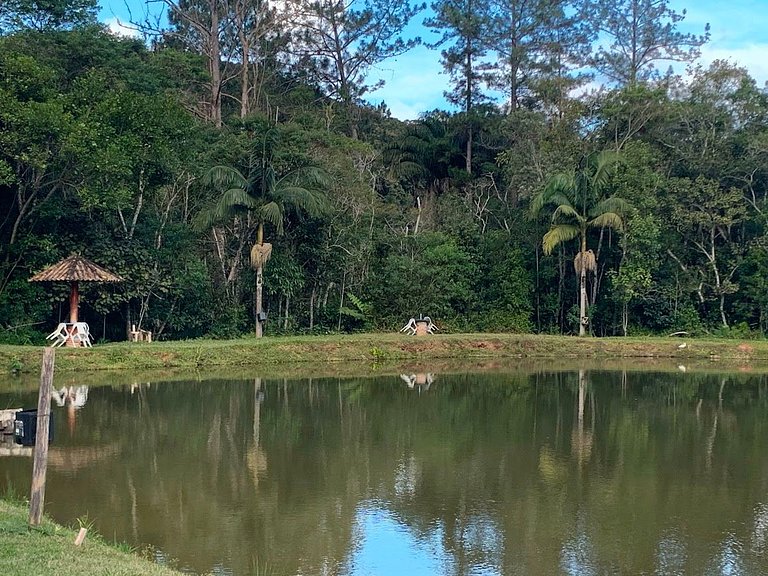 Naturaleza y piscina |Casas rústicas con pesca recreativa,SP