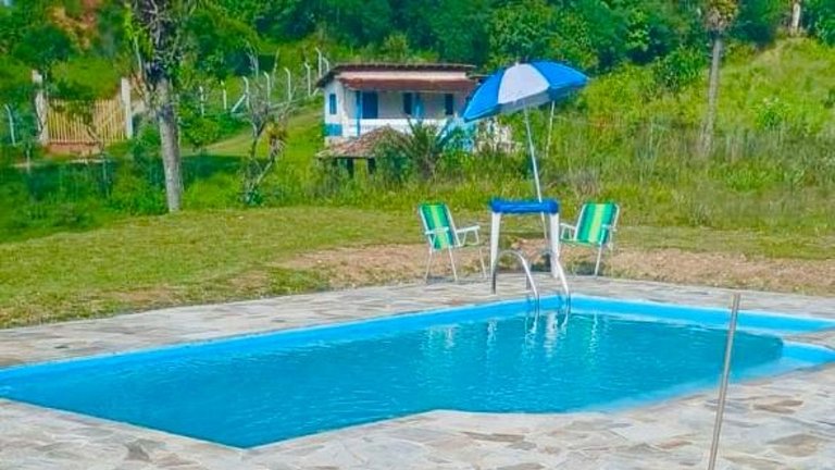 Country houses with swimming pool, fishing in Juquitiba, SP