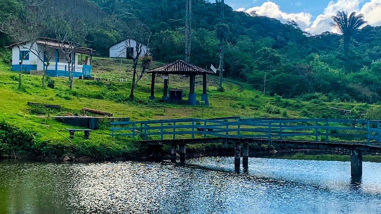 Casas de Campo com Piscina, Pesca em Juquitiba, SP